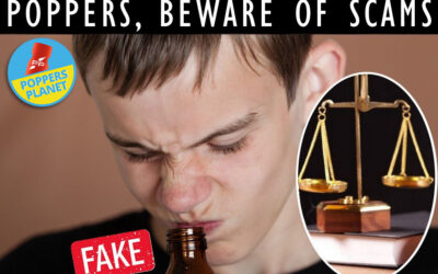 Poppers, beware of scams
